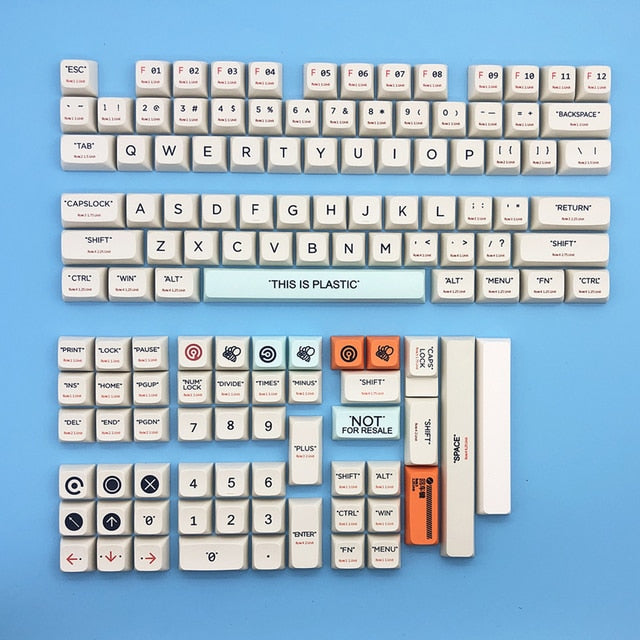 Bubble, Pop, Bee Key Caps - 127 Keys