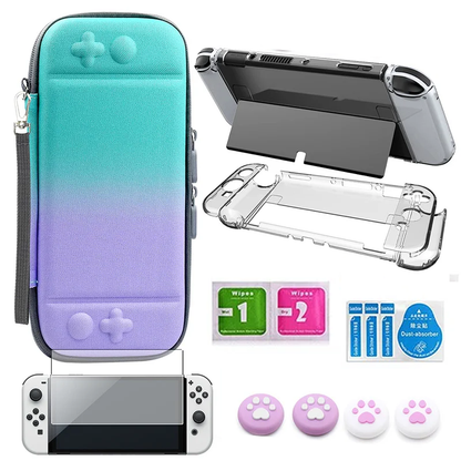 Switch OLED Gradient 4 in 1 Accessories Kit