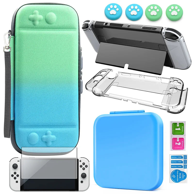 Switch OLED Gradient 4 in 1 Accessories Kit