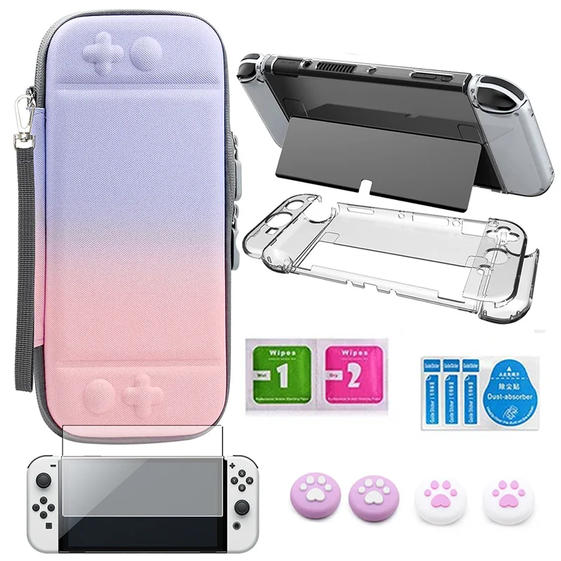 Switch OLED Gradient 4 in 1 Accessories Kit