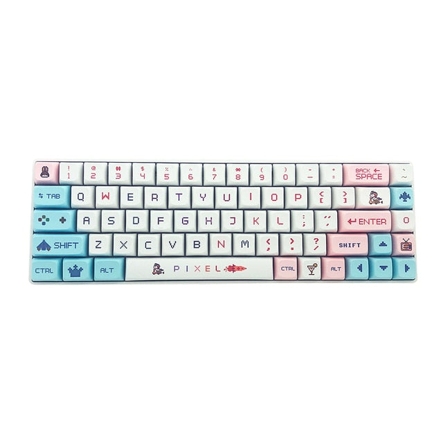 Macaron Key Caps - 127 Keys