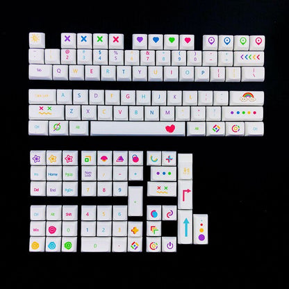 Bubble, Pop, Bee Key Caps - 127 Keys