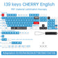 Cherry Profile Anime Key Caps - English or Japanese Available