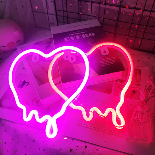 Melting Heart - LED Neon Sign