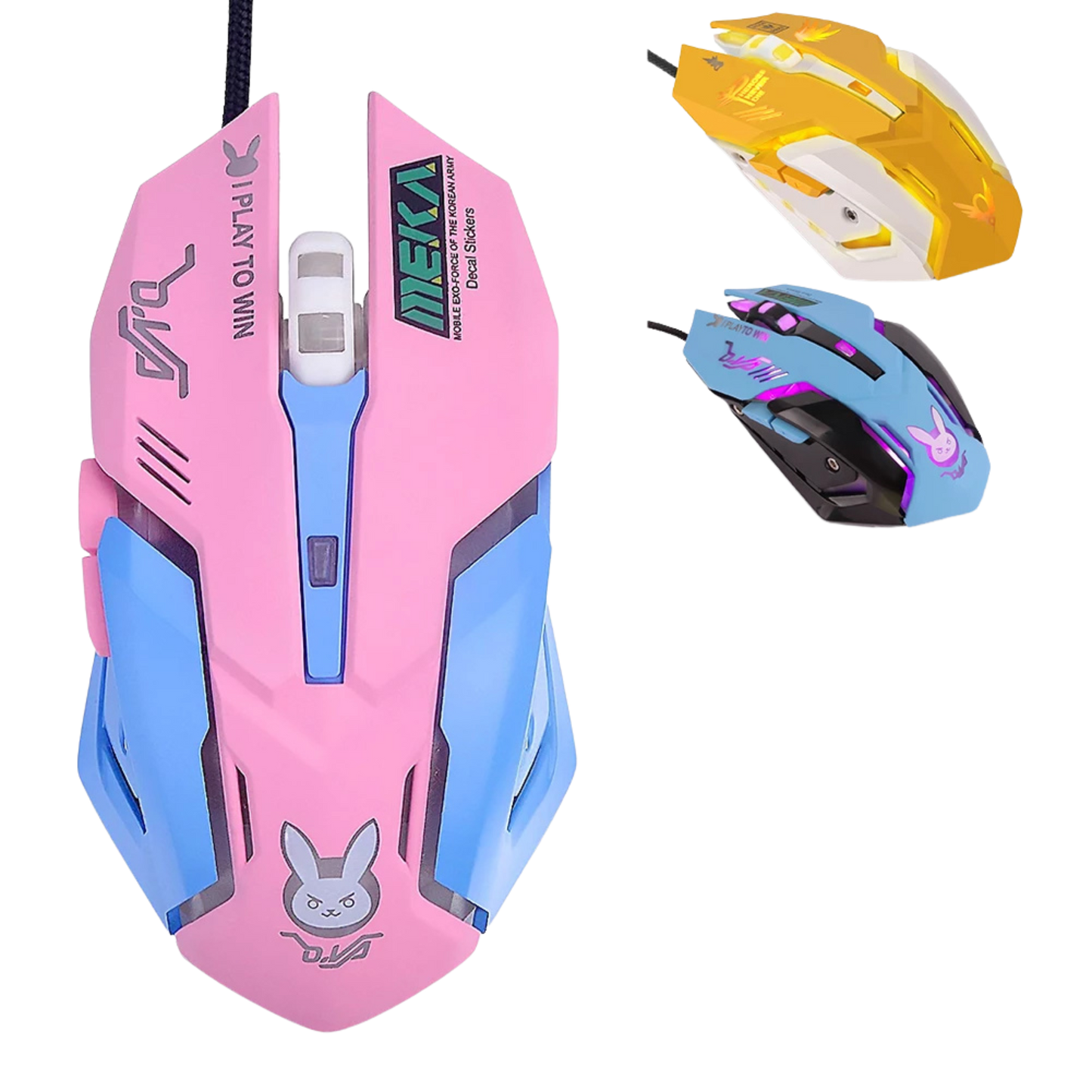 Kawaii LED Mouse - Wired