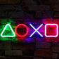 PS Button - LED Neon Wall Sign