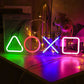 PS Button - LED Neon Wall Sign