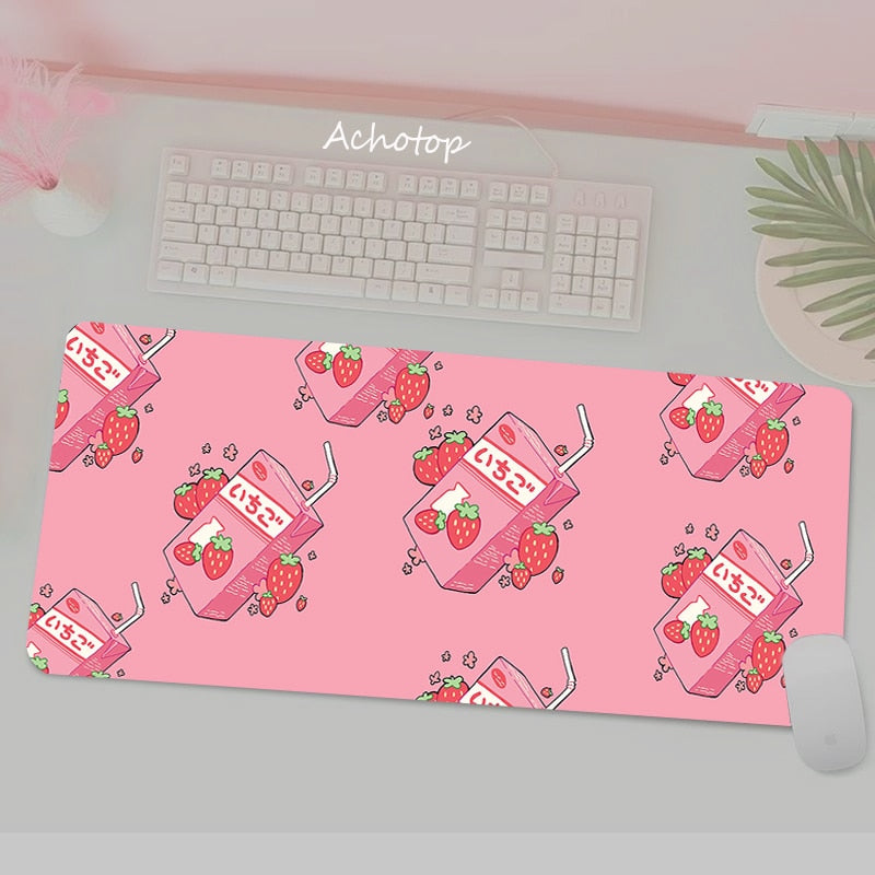 Strawberry Milk XL Gaming Mouse Pad