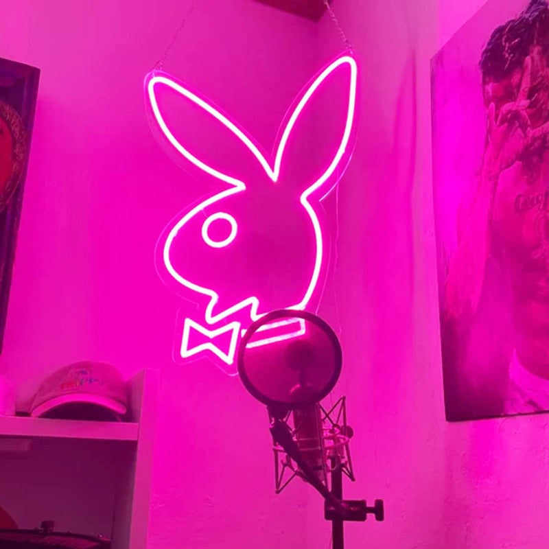 Play Bunny - LED Neon Wall Sign