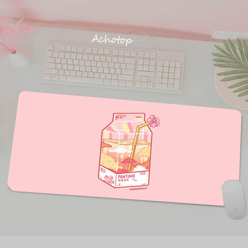 Strawberry Milk XL Gaming Mouse Pad